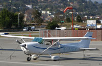 N733GV @ KSQL - 1976 Cessna 172N in from Palmdale at San Carlos, CA - by Steve Nation