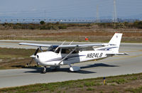 N824LB @ KPAO - Locally-based Davis Girls LLC turning off runway at Palo Alto, CA - by Steve Nation