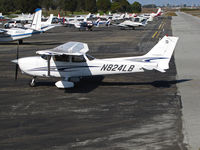 N824LB @ KPAO - Locally-based Davis Girls LLC taxiing to ramp at Palo Alto, CA - by Steve Nation