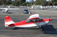 N5054B @ KPAO - Locally-based 1979 Bellanca 7ECA running-up engine and checks prior to take-off @ Palo Alto, CA - by Steve Nation