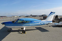 N34716 @ KSQL - Hiller Aviation institute 1973 Cessna 177B in Museum fenced compound at San Carlos, CA - by Steve Nation