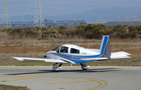 N74400 @ KPAO - Locally-based 1976 Grumman American AA-5B doing engine ruin-up and final checks before taking-off at Palo Alto, CA