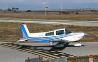 N74400 @ KPAO - Locally-based 1976 Grumman American AA-5B taxiing for take-off at Palo Alto, CA - by Steve Nation