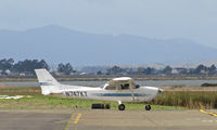 N747KT @ KAPC - Locally-based IASCO Flight Training 1997 Cessna 172R taxis back to school ramp at Napa, CA - by Steve Nation