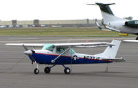 N677JF @ KAPC - Newly registered Cessna 150 at Napa, CA in USAF Acadamy colors and T-51A on nose