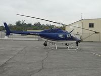 N911FA @ POC - Parked in Pomona PD hanger's fenced helipad - by Helicopterfriend