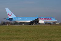 G-OOBB @ EGSH - Freshly painted and about to depart. - by Graham Reeve