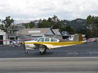 N7848R @ SZP - 1968 Beech V35A BONANZA, Continental IO-550 300 Hp upgrade, landing roll Rwy 22 - by Doug Robertson