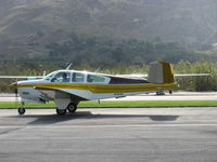 N7848R @ SZP - 1968 Beech V35A BONANZA, Continental IO-550 300 Hp upgrade, takeoff roll Rwy 04 - by Doug Robertson
