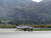 N2092L @ SZP - 1978 Piper PA-28-161 WARRIOR II, Lycoming O-320-D3G 160 Hp, landing roll Rwy 22 - by Doug Robertson