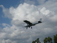 N6629G @ SZP - 1970 Cessna 150L, Continental O-200 100 Hp, on final Rwy 22 - by Doug Robertson