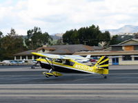 N5503H @ SZP - 1978 Bellanca 8KCAB SUPER DECATHLON, Lycoming AEIO-360 180 Hp, CS prop, landing Rwy 22 - by Doug Robertson