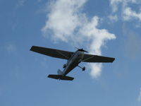 N97172 @ SZP - 1984 Cessna 172P SKYHAWK II, Lycoming O-320-D2J 160 Hp, takeoff climb Rwy 22 - by Doug Robertson