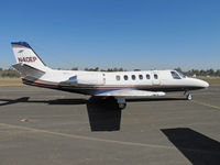 N40EP @ KTLR - Texas Reverse Exchange Holding Co (Fort Wort, TX) 1989 Cessna 551 @ Tulare, CA for International Ag Expo - by Steve Nation