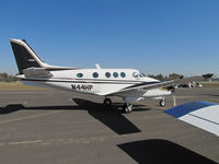 N44HP @ KTLR - 1976 Beech C90 at Tulare, CA for International Ag Exposition - by Steve Nation