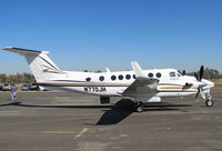 N770JH @ KTLR - Aviation Holdings (Wilmington, DE) 1990 Beech B300 @ Tulare, CA for International Ag Expo - by Steve Nation