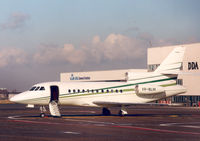 VR-BLM @ EHAM - Falcon 900 at Schiphol -East - by Henk Geerlings