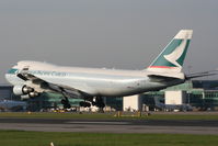 B-LIB @ EGCC - Cathay Pacific - by Chris Hall