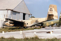 5Y-BEU - Oct. 1986 - Luqa, Malta. Ex-Kenyan AF Caribou. - by John Meneely