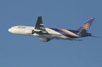HS-TJU @ EBBR - Flight TG935 is climbing from RWY 25R