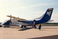 PH-XLC @ MST - Air Exel Commuter , pax boarding for Domestic flt Maastricht - Schiphol - by Henk Geerlings