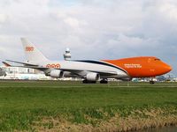 OO-THB @ AMS - Taxi to the Cargo gate of Martinair - by Willem Goebel