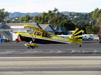N5503H @ SZP - 1978 Bellanca 8KCAB SUPER DECATHLON, Lycoming AEIO-360 180 Hp, CS prop, landing Rwy 22 - by Doug Robertson