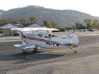 N17PW @ SZP - 1988 Christen Inds. Inc. PITTS S-2B, Lycoming AEIO-540 260 Hp, holding short 22 - by Doug Robertson