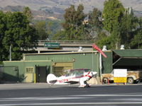 N17PW @ SZP - 1988 Christen Inds. Inc. PITTS S-2B, Lycoming AEIO-540 260 Hp, holding short 22 - by Doug Robertson