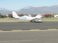 N223PH @ POC - Eastbound on taxiway Sierra heading to runway 26L - by Helicopterfriend