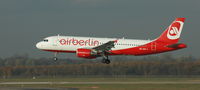 HB-IOQ @ EDDL - Belair (Air Berlin cs.), on finals for Runway 23L at Düsseldorf Int´l (EDDL) - by A. Gendorf