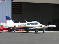N8981Y @ POC - Parked at Howard Aviation with engine cowling removed - by Helicopterfriend