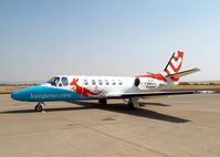 N990TC @ E38 - Registered to Seven Bar Flying Service, Inc of Dallas, Texas, which is an air ambulance service owning several of these and other aircraft. Kangaroo Crew is used to transport children to the Texas Children's Hospital. - by Douglas Duncan