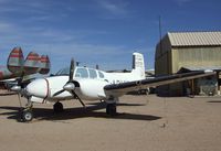 56-3701 - Beechcraft U-8D / L-23D Seminole (Twin Bonanza) at the Pima Air & Space Museum, Tucson AZ - by Ingo Warnecke