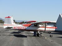N7923Z @ CCB - Just flew in from Nevada and parked in transient parking - by Helicopterfriend