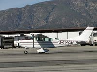 N9150M @ CCB - Touching down on runway 24 on a very windy day - by Helicopterfriend