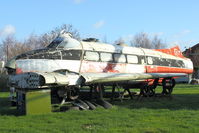 G-ANUW - Awaiting restoration at the Aeropark Museum at East Midlands Airport