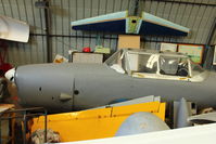 WP784 - Composite with WP784 awaiting restoration  at the Aeropark Museum at East Midlands Airport - by Terry Fletcher