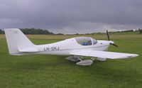 LN-SKJ @ EGHP - Europa gathering at Popham