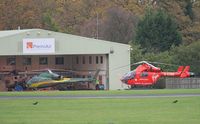 G-EHMS @ EGLD - Soon to depart as Helimed 27 for Hyde Park, London