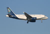 SX-OAK @ EBBR - Arrival of flight OA145 to RWY 02 - by Daniel Vanderauwera