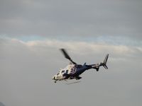 N427MA @ POC - Ship is heading north towards the mountains on an overcast windy day - by Helicopterfriend