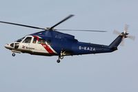 G-KAZA @ EGSH - Bristow 520 arriving at EGSH