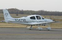 N347SR @ KAXN - Cirrus SR22 taxiing to the runway. - by Kreg Anderson