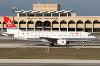 9H-AEI @ LMML - airbus A320 and termial - by Loetsch Andreas