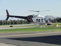 N40YB @ CNO - Lifting off to air taxi to runway 26L for take off - by Helicopterfriend