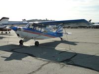 N88288 @ CNO - Tied down & Parked - by Helicopterfriend