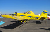 N4556W @ KTLR - Locally-based 1991 Air Tractor AT-401 rigged as sprayer @ Mefford Field (Tulare), CA (now with owner in Waco, TX) - by Steve Nation