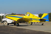 N5579X @ F34 - Pacific Ag Services (titles on rear fuselage) Aero Commander S2R-T34 rigged as sprayer @ Firebaugh, CA home base - by Steve Nation