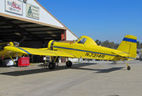 N7314R @ KTLR - Rare (in U.S.) Precissi Flying Service AT-501 in for maintenance at Valley Aircrafters Tulare, CA - by Steve Nation